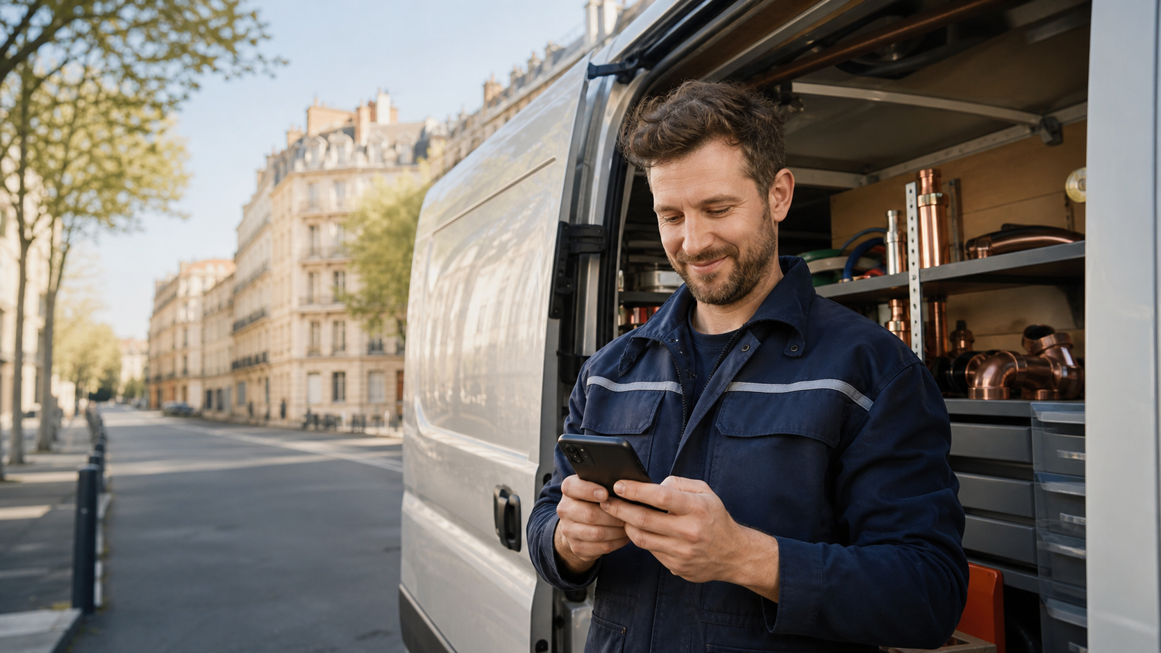 Thomas, plumber: "I follow up on quotes from WhatsApp, in 30 seconds"